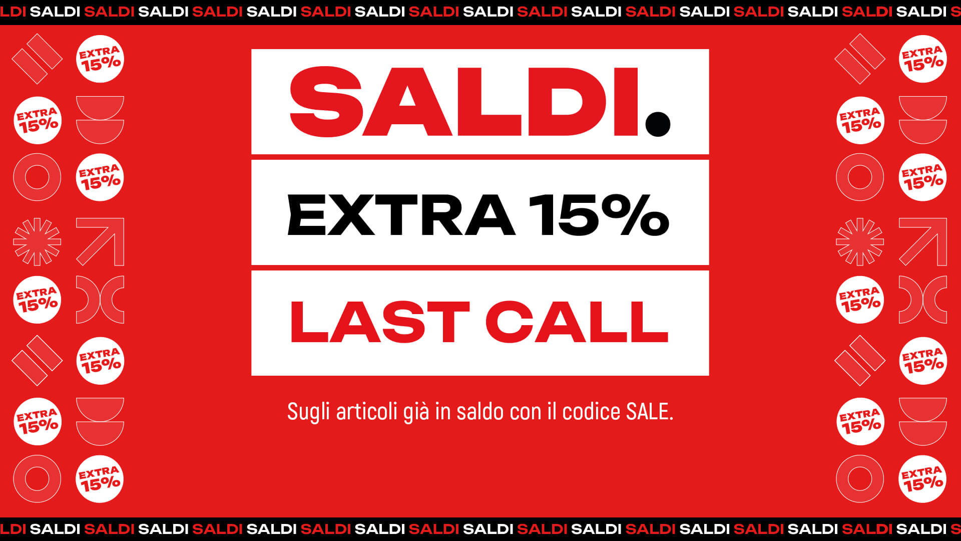 CISALFA | PROMO SALDI FINAL CALL